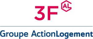 3F Groupe ActionLogement sur fond blanc